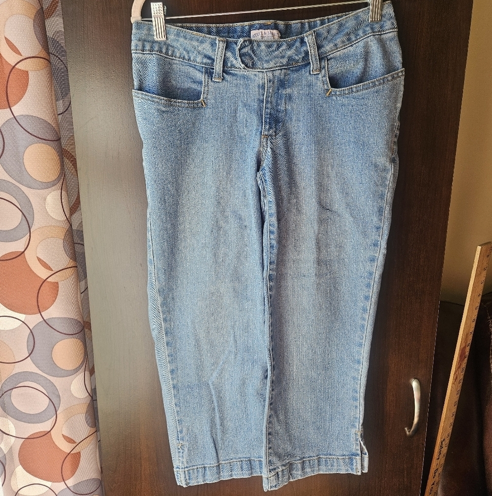 Y2K Steve & Barry's Light Blue Cropped Jeans